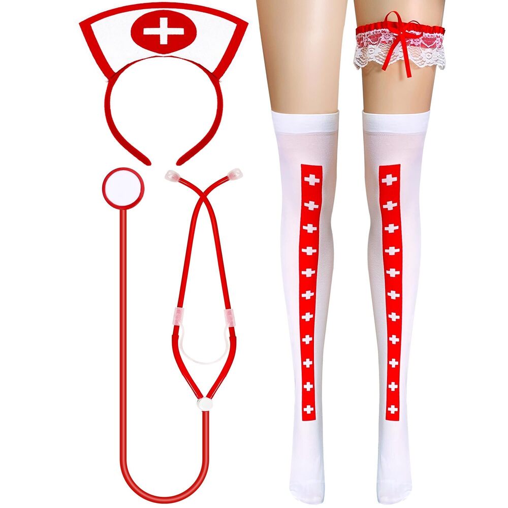 6758 Halloween Nurse Costume Accessoriess For Nurse Hat Cosplay